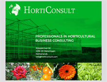 Tablet Screenshot of horticonsult.com